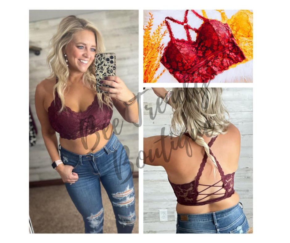 Lace Bralette Crop Top – Sweet N Sassy Boutique